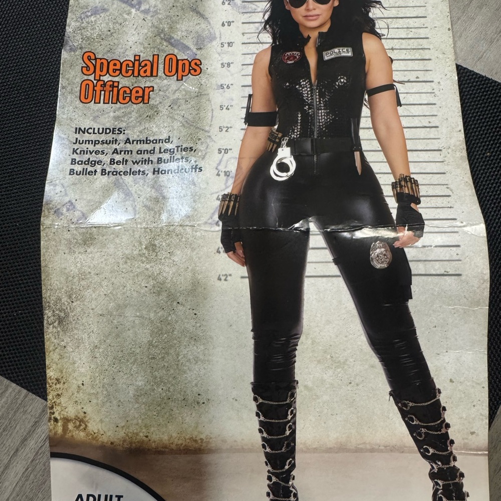 Spirit Special Ops Officer Costume - Black